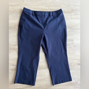 Lane Bryant Navy Blue Women's Capri Pants